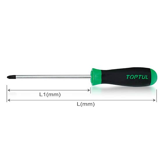 پیچ گوشتی چهار سو PH2*100 FBAB0210 تاپ تول